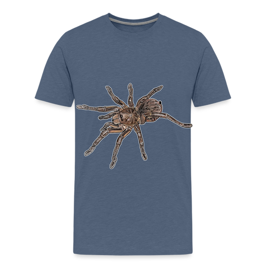 Teenager Basic T-Shirt Theraphosa stirmi juvenile - Blau meliert
