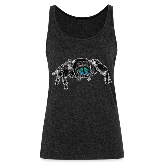 Frauen Tank Top Phidippus regius Everglades male - Anthrazit