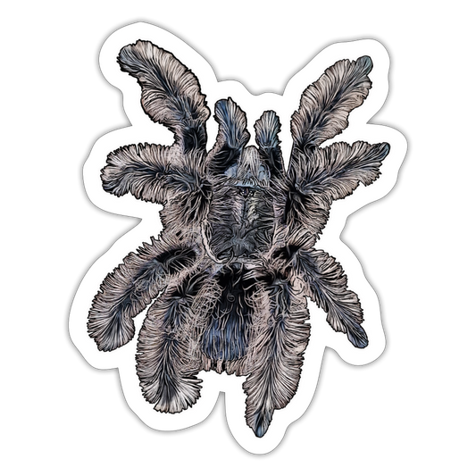 Sticker Tliltocatl albopilosus - Mattweiß