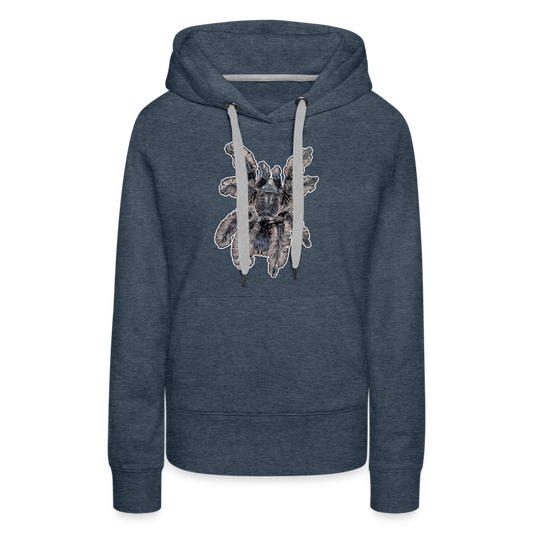 Frauen Hoodie Tliltocatl albopilosus - Jeansblau