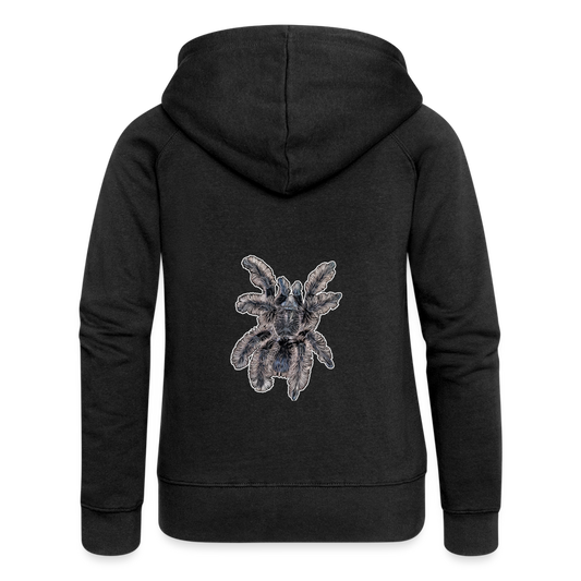 Frauen Zip-Hoodie Tliltocatl albopilosus - Schwarz