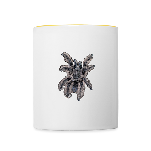 Tasse farbig Tliltocatl albopilosus - Weiß/Gelb