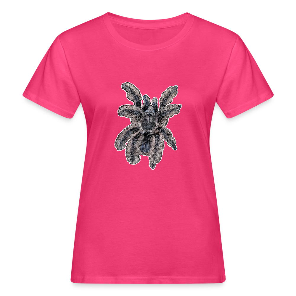 Frauen Bio-T-Shirt Tliltocatl albopilosus - Neon Pink