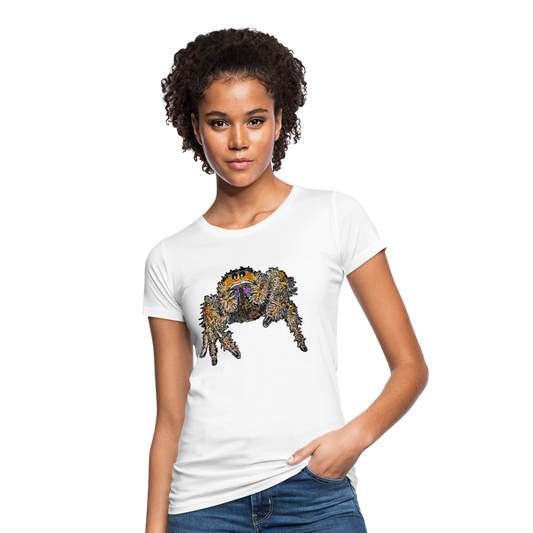 Frauen Bio-T-Shirt Phidippus regius Everglades female - weiß