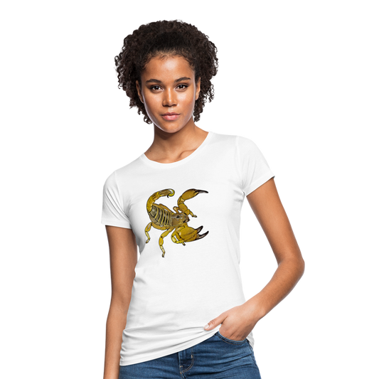 Frauen Bio-T-Shirt Scorpio maurus palmatus - weiß