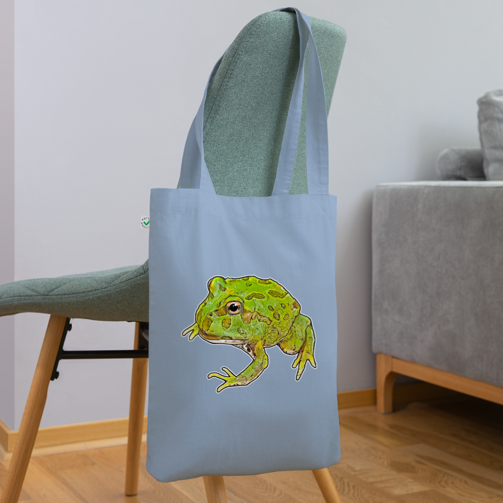 Bio-Stoffbeutel Ceratophrys cranwelli Peppermint Blue - Blaugrau