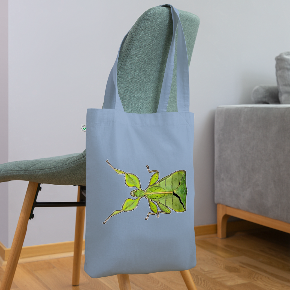 Bio-Stoffbeutel Phyllium philippinicum female - Blaugrau