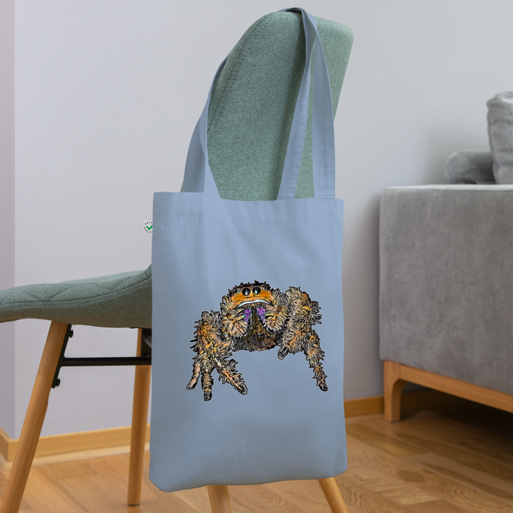 Bio-Stoffbeutel Phidippus regius Everglades female - Blaugrau