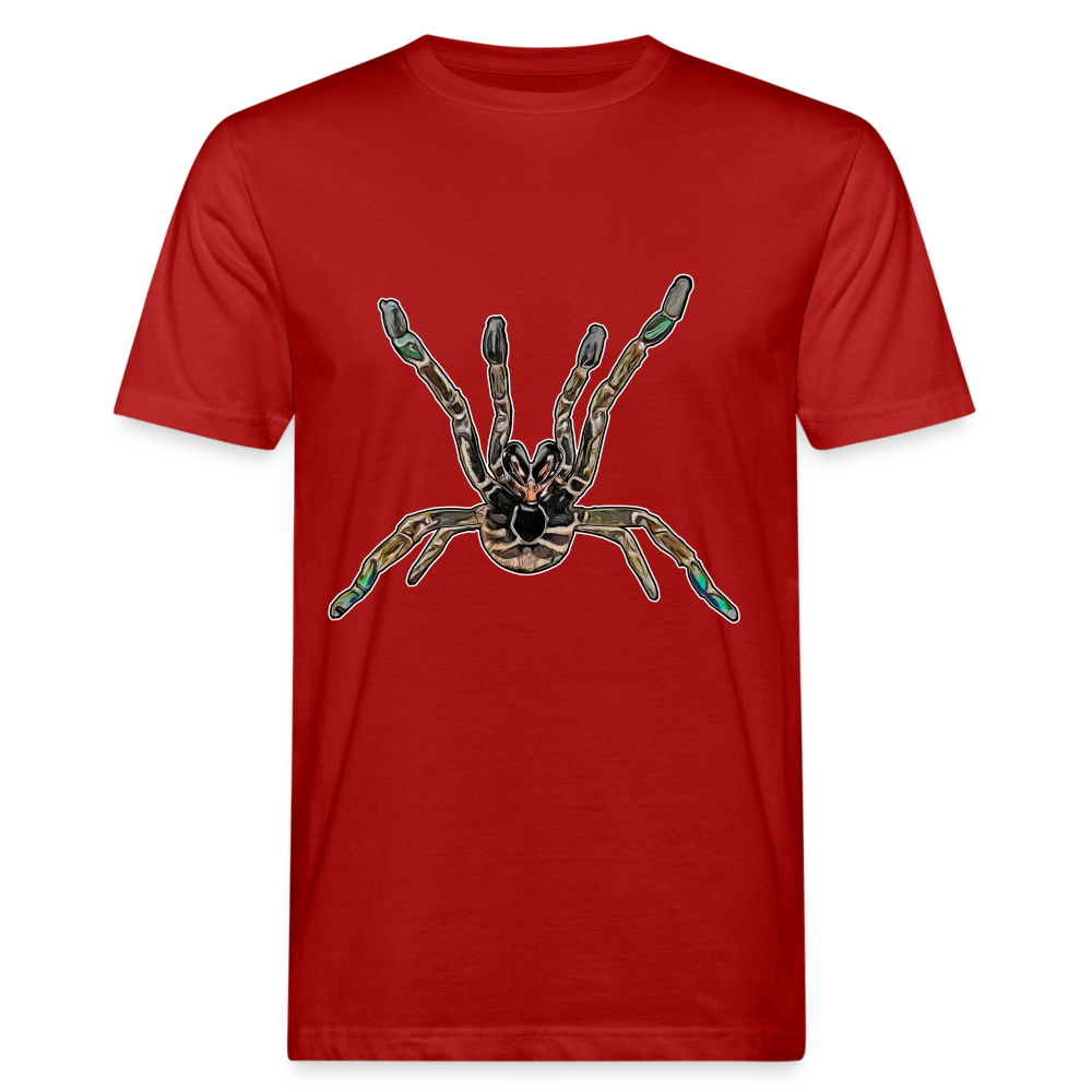 Männer Bio-T-Shirt Pterinochilus murinus tcf - Dunkelrot
