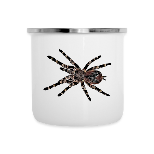 Emaille-Tasse Acanthoscurria geniculata - weiß