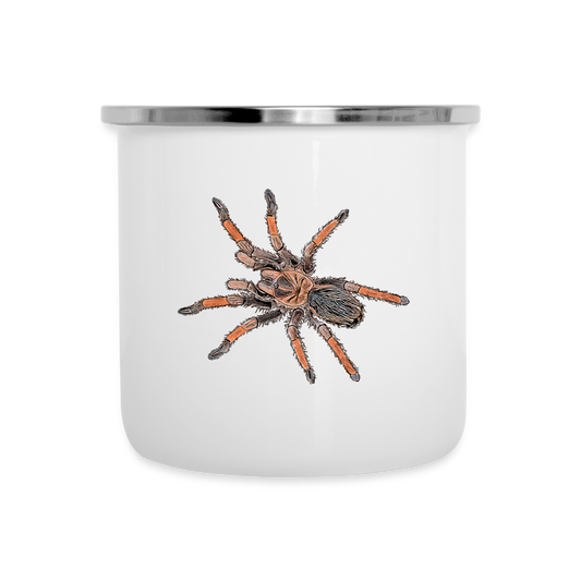 Emaille-Tasse Brachypelma emilia - weiß
