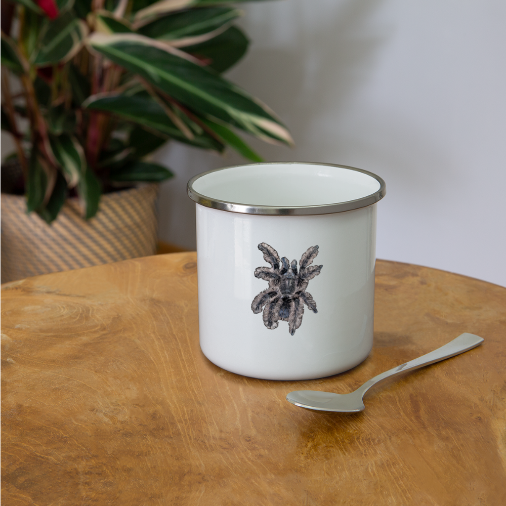 Emaille-Tasse Tliltocatl albopilosus - weiß