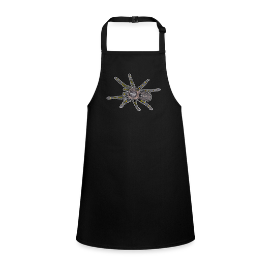 Kinder Kochschürze Grammostola pulchripes - Schwarz