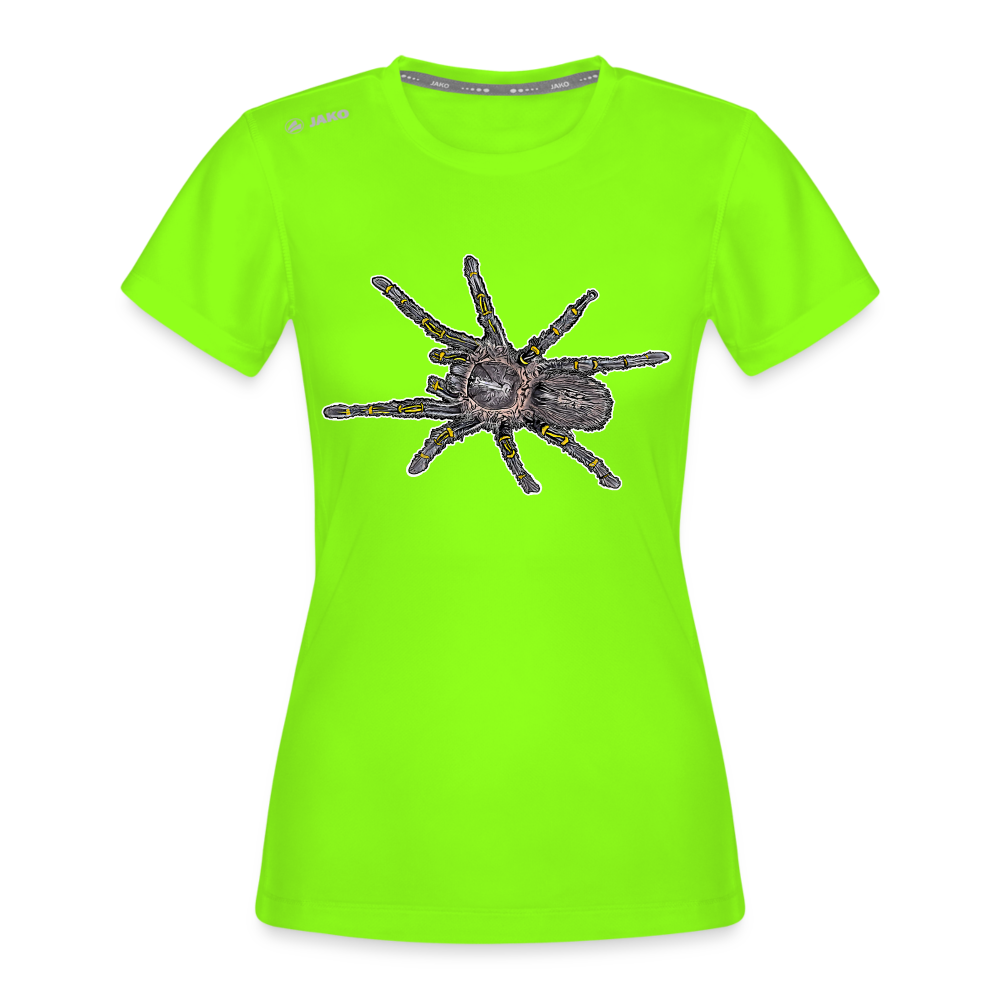 Frauen JAKO Sportswear T-Shirt Grammostola pulchripes - Neongrün