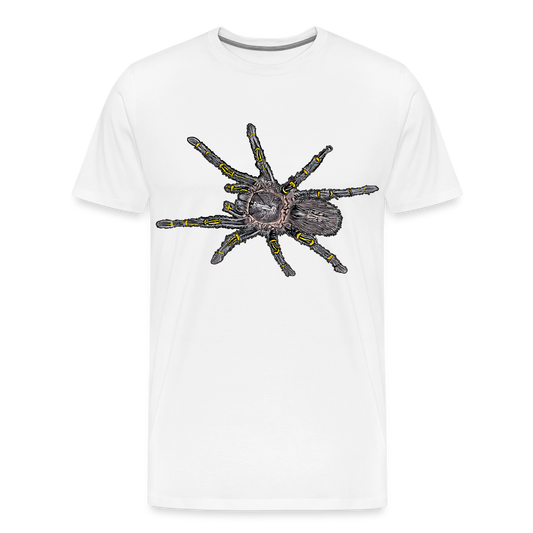 Männer Basic T-Shirt Grammostola pulchripes - weiß