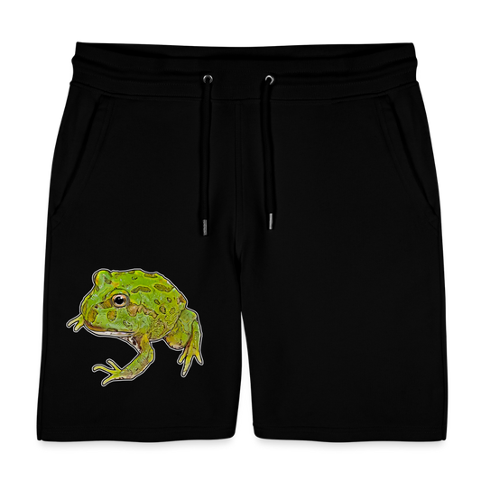 Unisex Stanley & Stella Joggingshorts Ceratophrys cranwelli Peppermint Blue - Schwarz