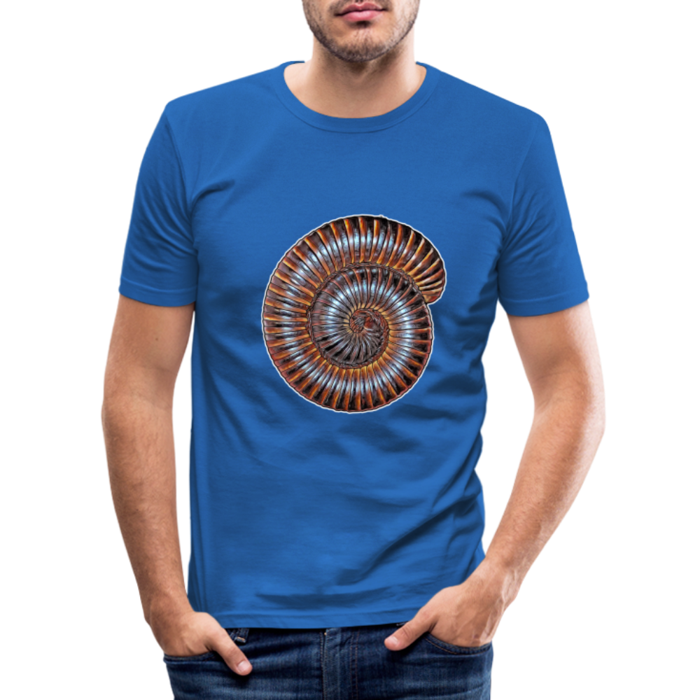Männer Slim Fit T-Shirt Archispirostreptus gigas - Königsblau