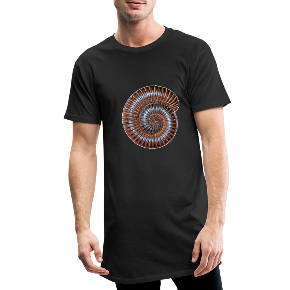 Männer Urban Longshirt Archispirostreptus gigas - Schwarz