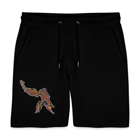 Unisex Stanley & Stella Joggingshorts Phyllocrania paradoxa male - Schwarz