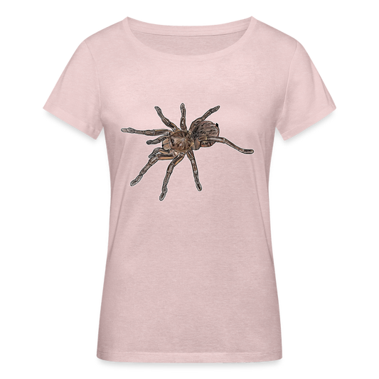 Frauen Stanley & Stella Bio-T-Shirt Theraphosa stirmi juvenile - Rosa-Creme meliert