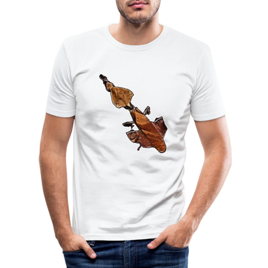 Männer Slim Fit T-Shirt Phyllocrania paradoxa female - weiß