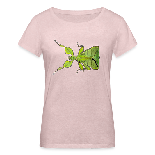 Frauen Stanley & Stella Bio-T-Shirt Phyllium philippinicum female - Rosa-Creme meliert