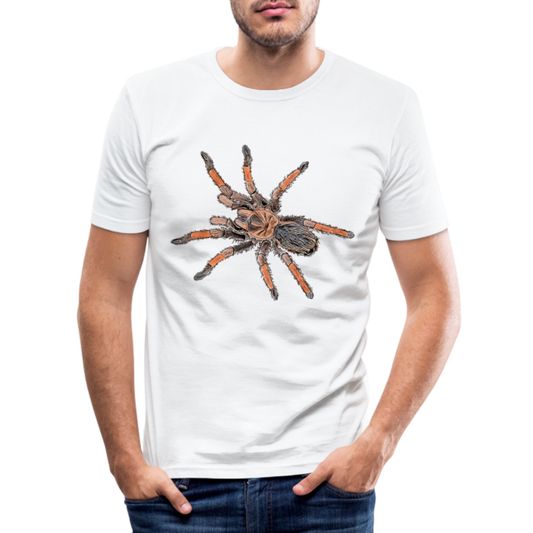 Männer Slim Fit T-Shirt Brachypelma emilia - weiß