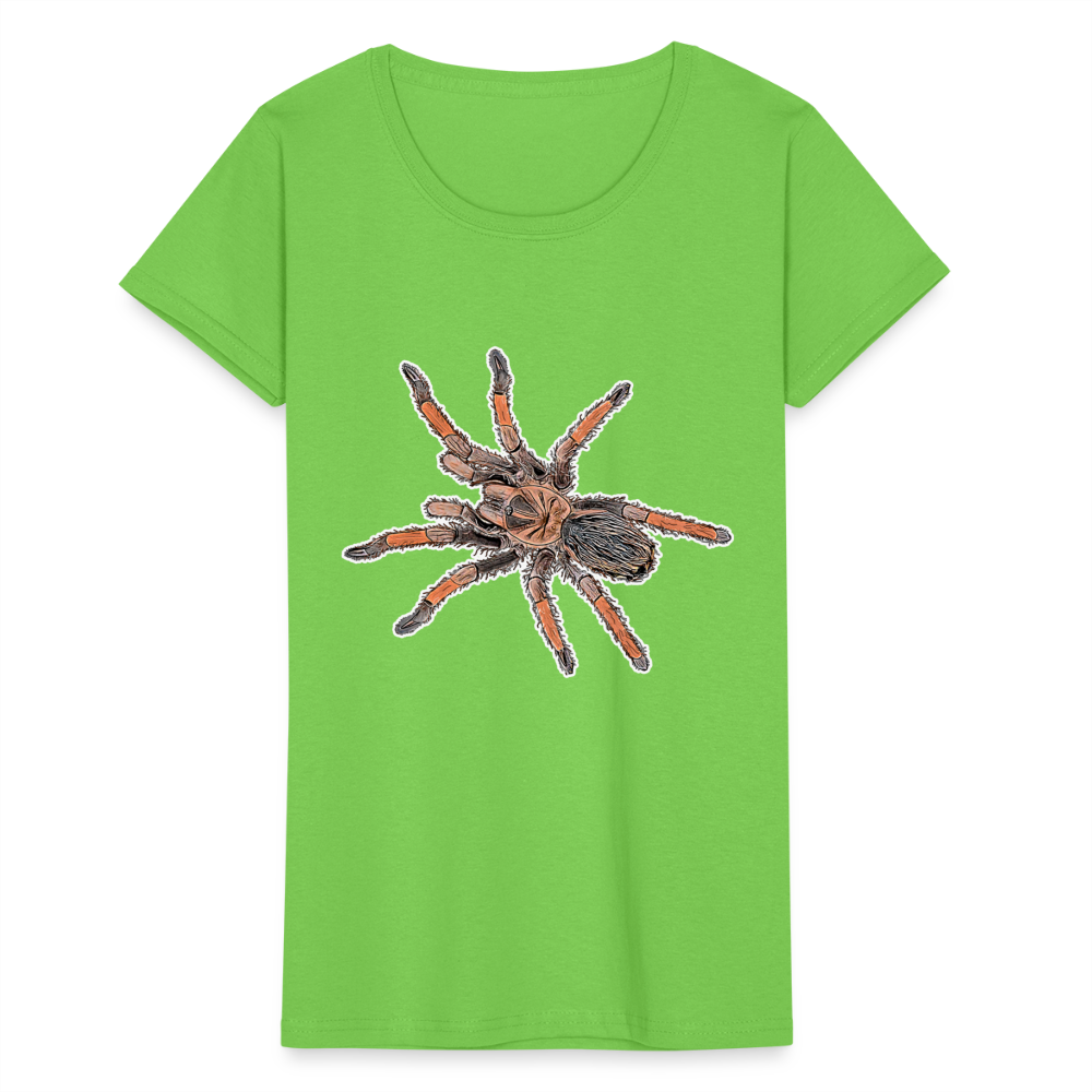 Frauen Fruit of the Loom T-Shirt Brachypelma emilia - Hellgrün