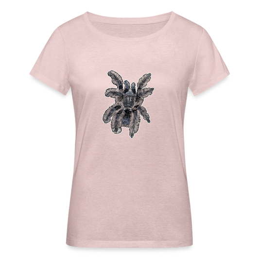 Frauen Stanley & Stella Bio-T-Shirt Tliltocatl albopilosus - Rosa-Creme meliert
