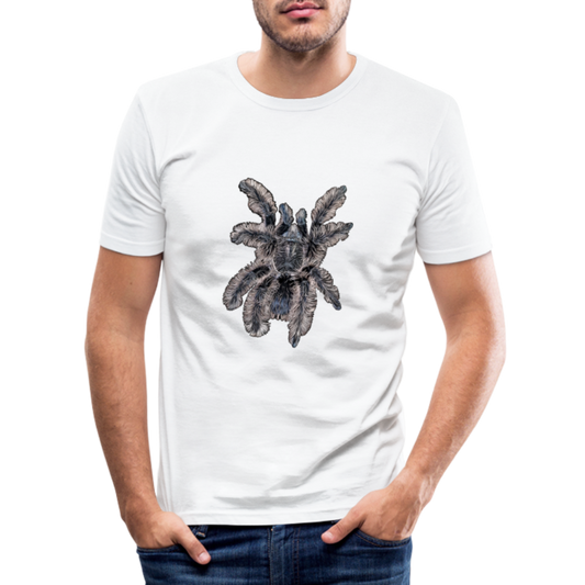 Männer Slim Fit T-Shirt Tliltocatl albopilosus - weiß