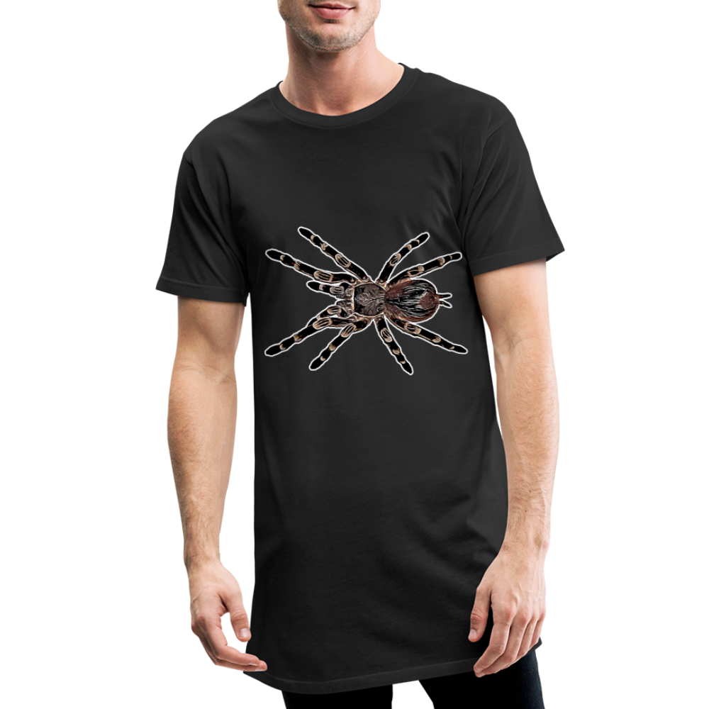 Männer Urban Longshirt Acanthoscurria geniculata - Schwarz