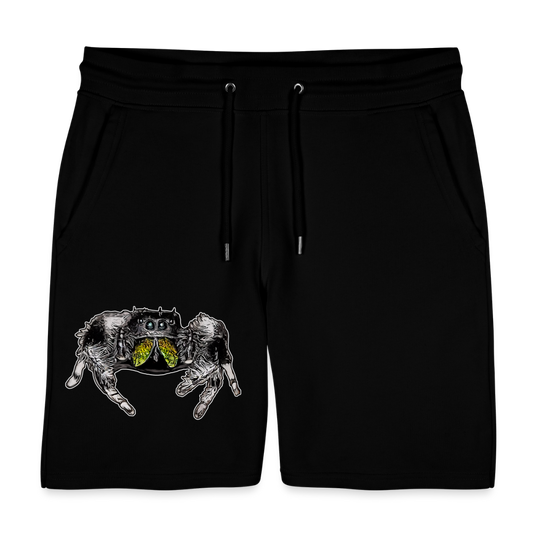 Unisex Stanley & Stella Joggingshorts Phidippus regius Rastafari male - Schwarz