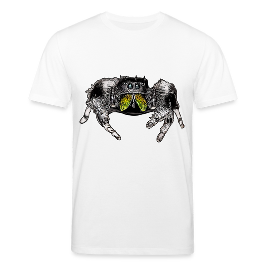Männer Stanley & Stella Bio-T-Shirt Phidippus regius Rastafari male - weiß