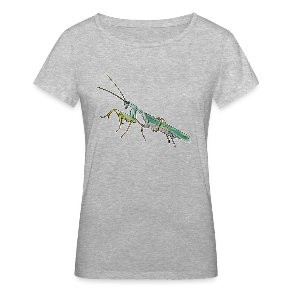 Frauen Stanley & Stella Bio-T-Shirt Sphodromantis lineola male - Grau meliert