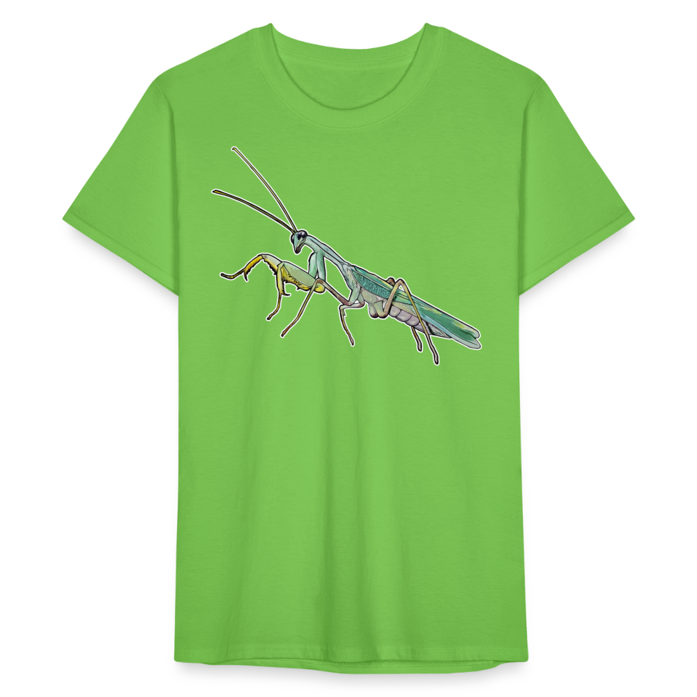 Männer Fruit of the Loom T-Shirt Sphodromantis lineola male - Hellgrün