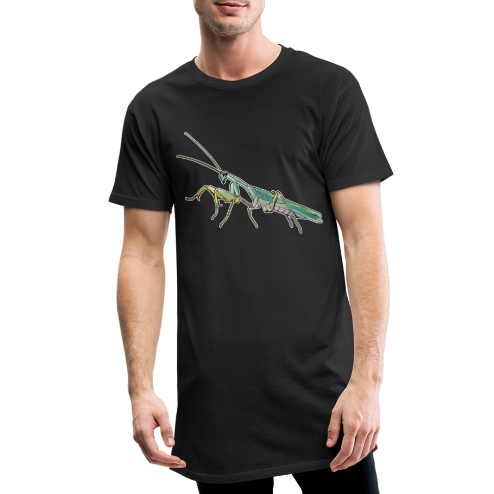 Männer Urban Longshirt Sphodromantis lineola male - Schwarz