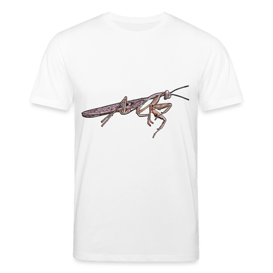 Männer Stanley & Stella Bio-T-Shirt Rhombodera kirbyi male - weiß