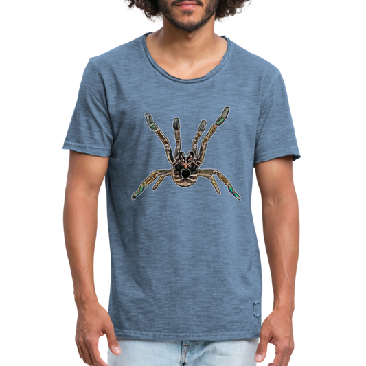 Männer Vintage T-Shirt Pterinochilus murinus tcf - Vintage Denim