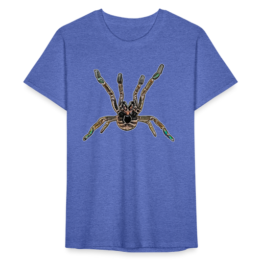 Männer Fruit of the Loom T-Shirt Pterinochilus murinus tcf - Blau meliert