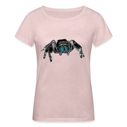 Frauen Stanley & Stella Bio-T-Shirt Phidippus regius Everglades male - Rosa-Creme meliert