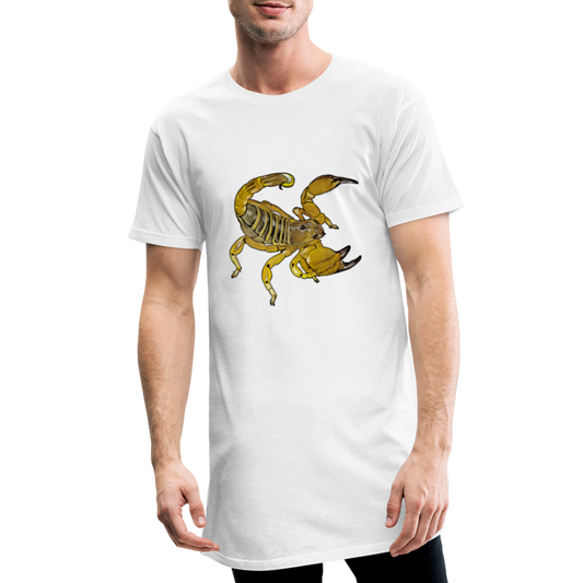 Männer Urban Longshirt Scorpio maurus palmatus - weiß