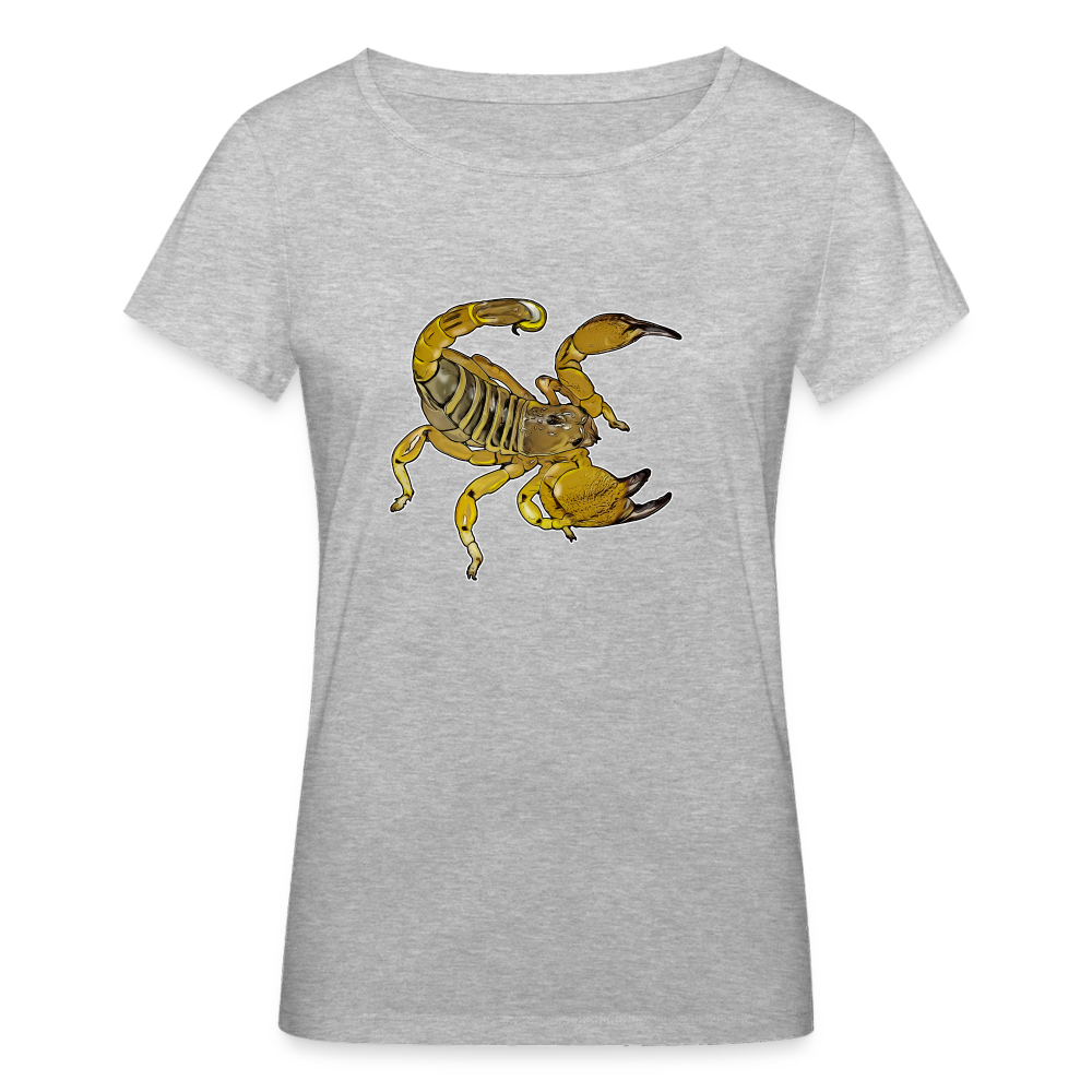 Frauen Stanley & Stella Bio-T-Shirt Scorpio maurus palmatus - Grau meliert