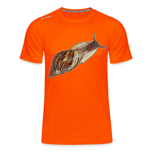 Männer JAKO Sportswear T-Shirt Achatina reticulata wildfarben - Neonorange