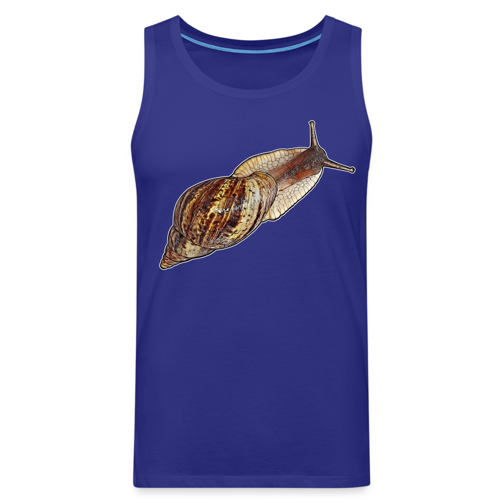 Männer Tank Top Achatina reticulata wildfarben - Königsblau