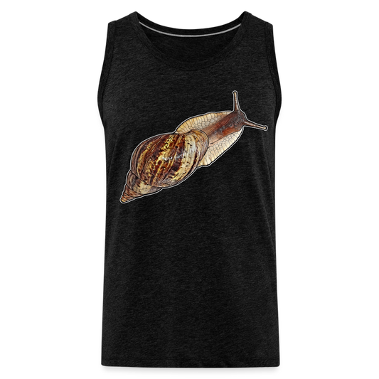Männer Tank Top Achatina reticulata wildfarben - Anthrazit
