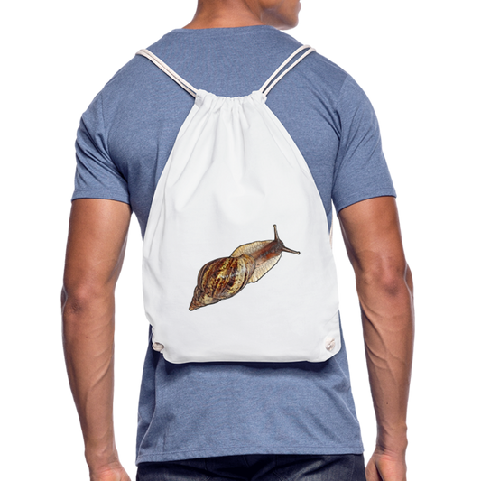 Turnbeutel Achatina reticulata wildfarben - weiß