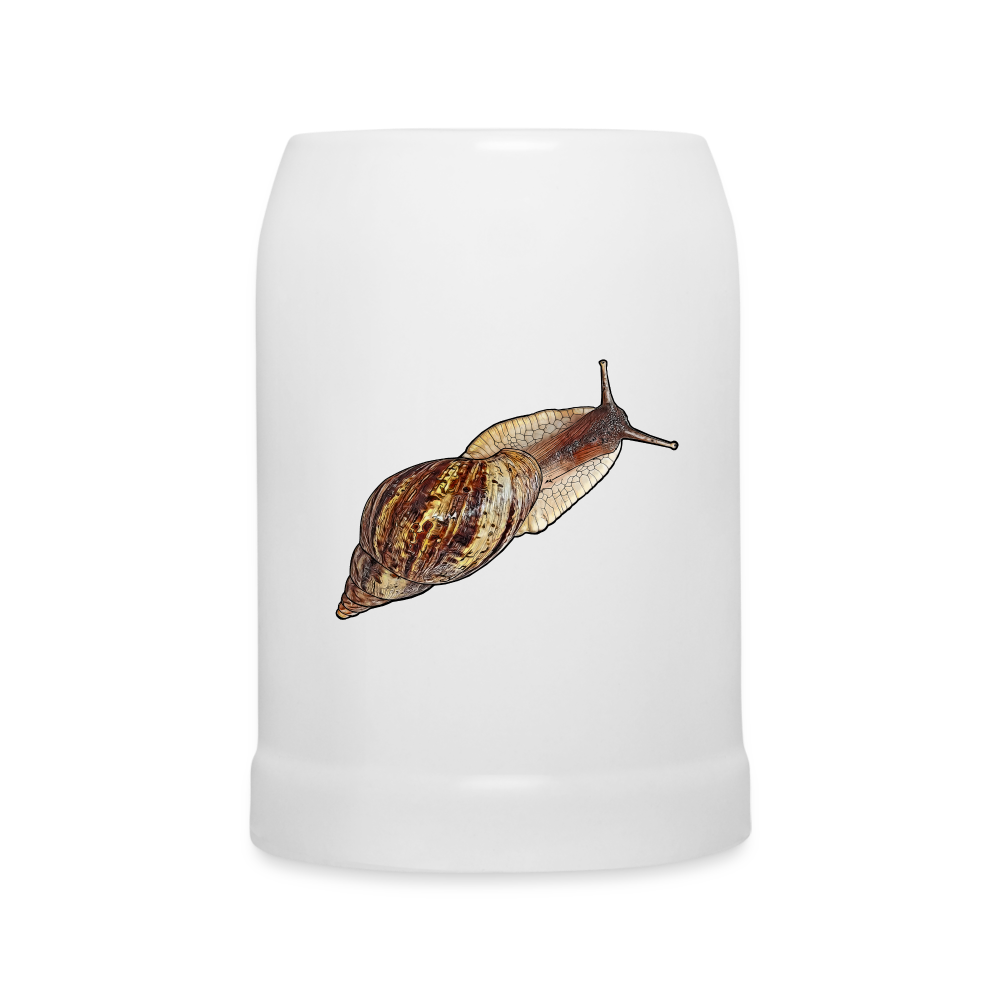 Bierkrug Achatina reticulata wildfarben - weiß