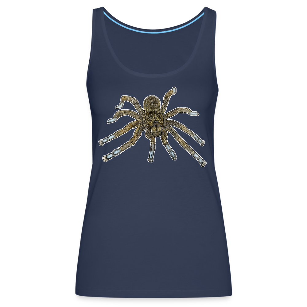 Frauen Tank Top Idiothele mira - Navy