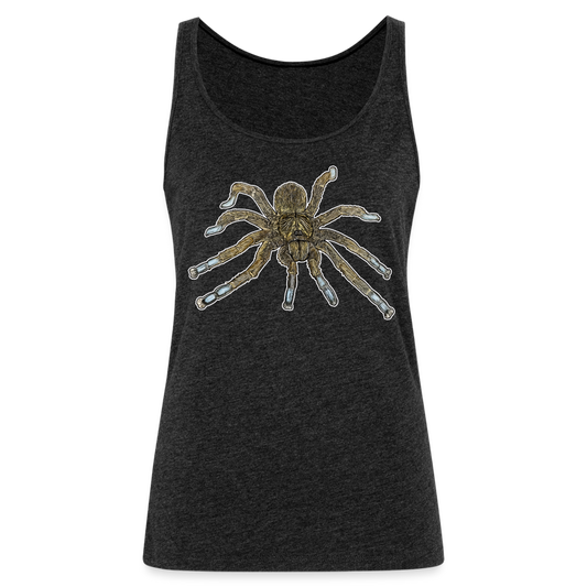 Frauen Tank Top Idiothele mira - Anthrazit
