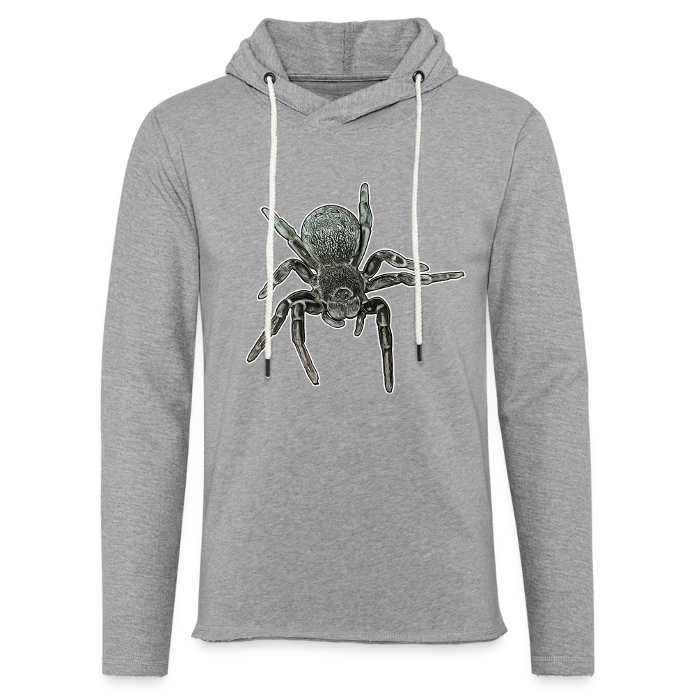 Unisex Kapuzensweatshirt Eresus walckenaeri - Grau meliert